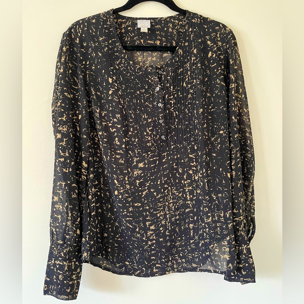 Converse One Star Black & Gold Blouse